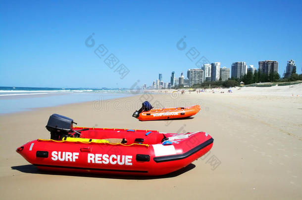 澳大利亚黄金海岸冲浪救援船