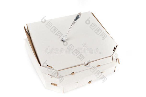 叉子披萨盒