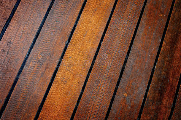 旧木甲板
