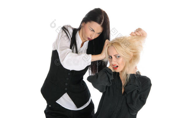两个女人吵架