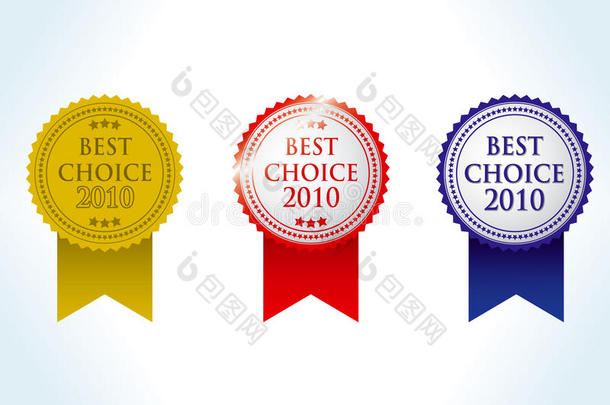 2010年度最佳选择奖奖章