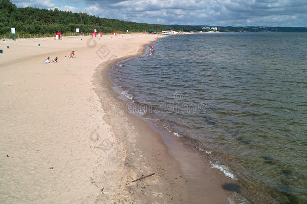 波兰波罗的海海岸。