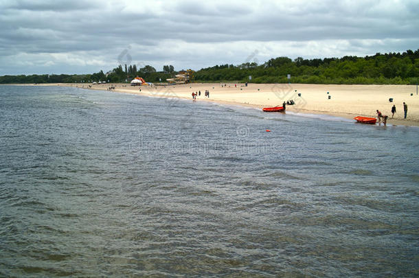 波兰波罗的海海岸。