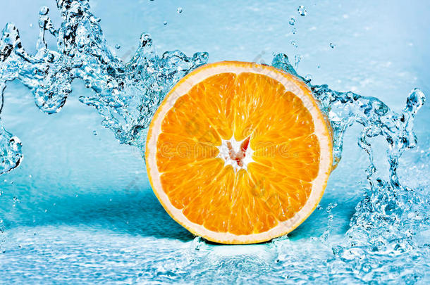 橘子和水
