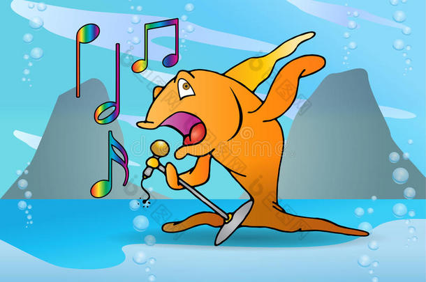 橙鱼歌唱表演