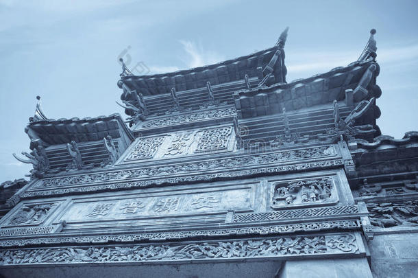 中国传统装饰门楼