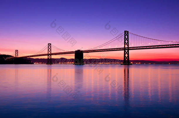 海湾大桥，旧金山，加利福尼亚。