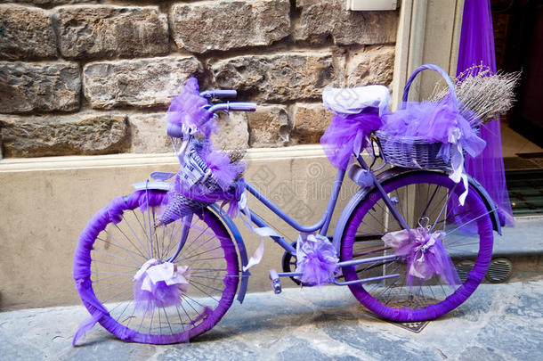 紫色自行车