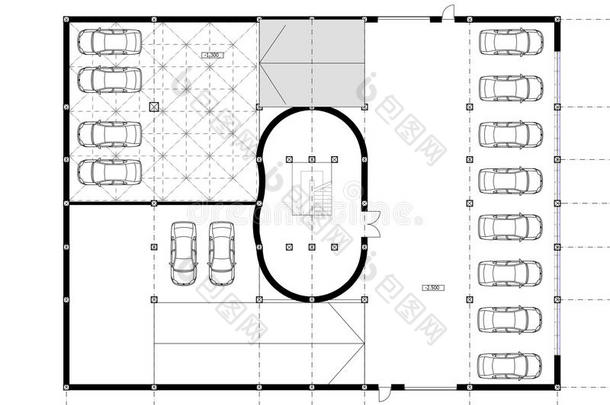 <strong>cad</strong>建筑平面图。