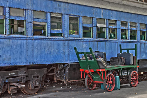老式火车车厢