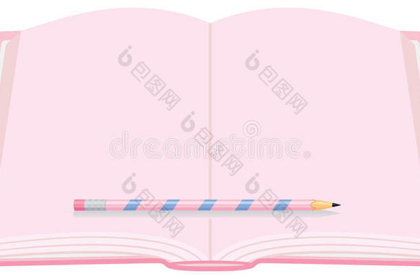粉色铅笔日记