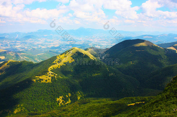 亚平宁山脉的美丽风景