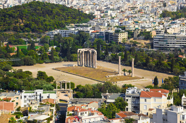 希腊雅典的<strong>奥林匹亚</strong>宙斯神庙