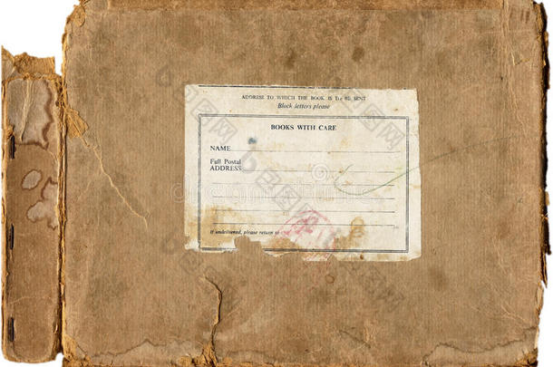 1930年代的快递箱和地址标签