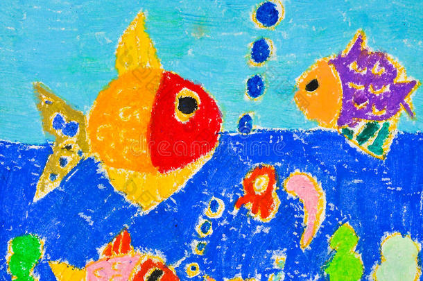 儿童画海洋世界