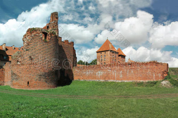 波兰马尔博克的老城堡。