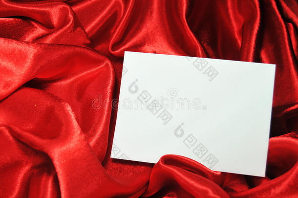 红绸空白卡