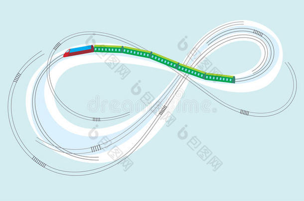 莫比乌斯大道上的火车