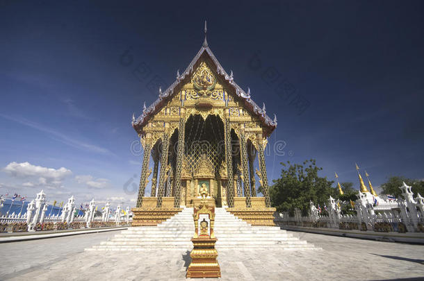泰国寺庙里的教堂。
