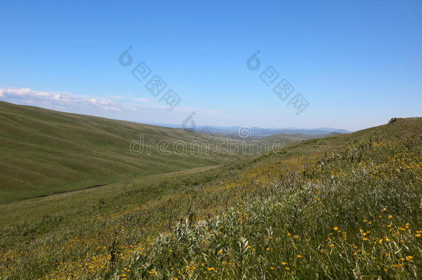 荒芜的风景。格鲁吉亚。