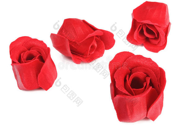 红玫瑰花香皂