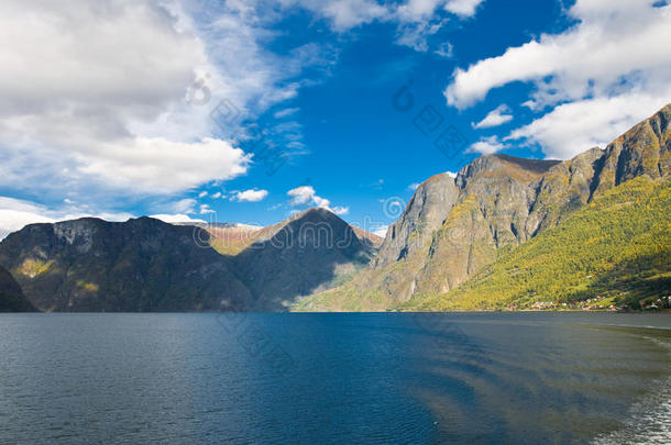 挪威自然。山川