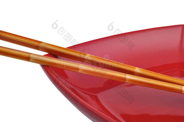筷子和盘子