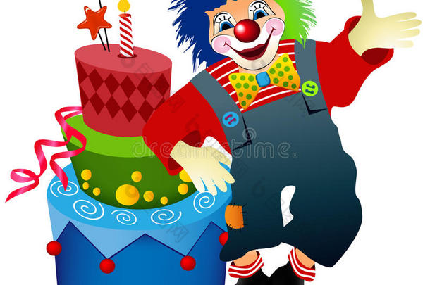 生日蛋糕小丑