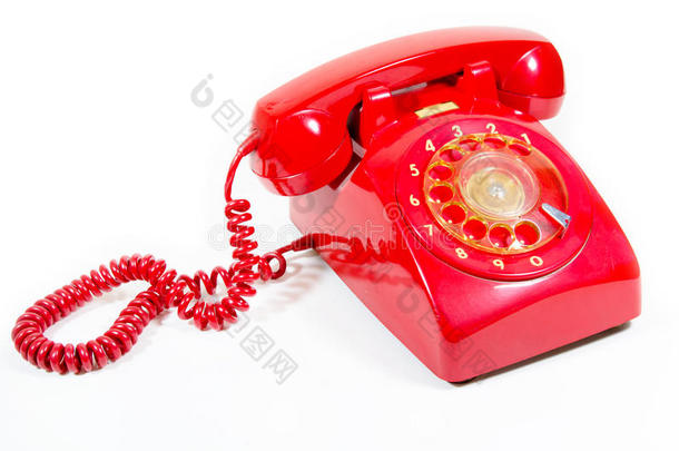 经典1970-1980复古拨号式红楼电话