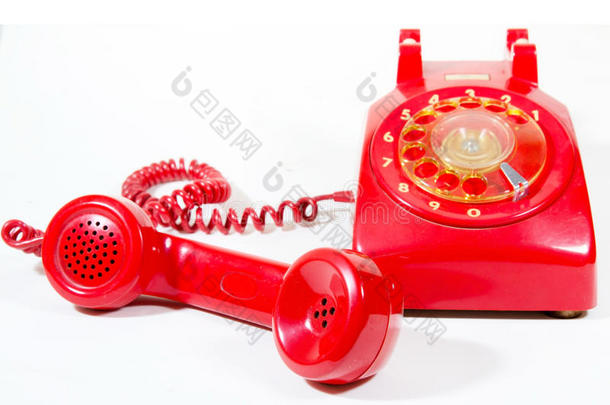 经典1970-1980复古拨号式红楼电话