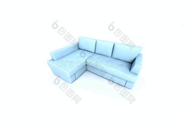 青色沙发
