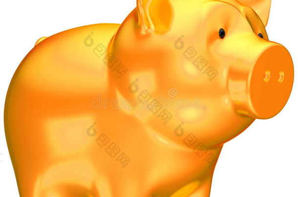 储蓄与金钱：金猪存钱罐