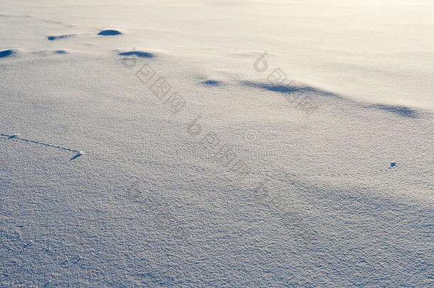 雪面轨迹线