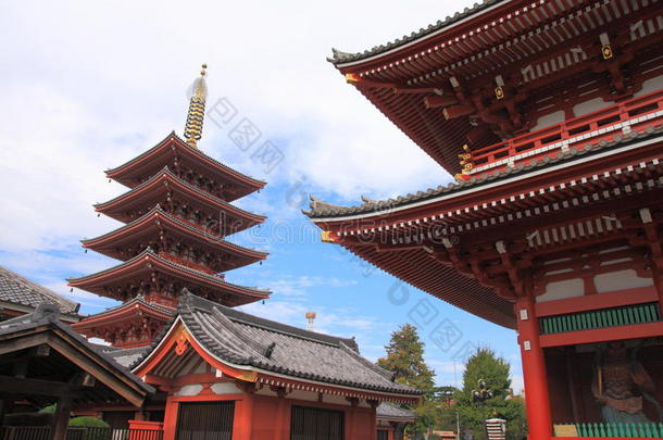 日本圣寺五层塔