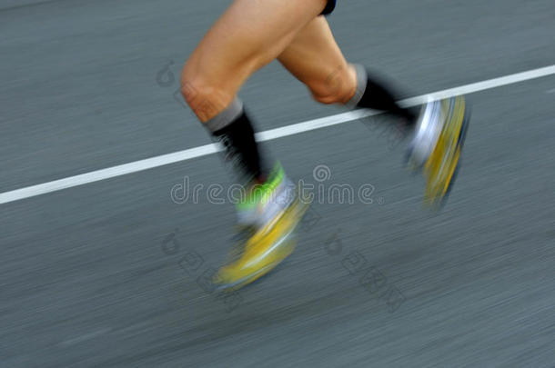 马拉松运动员腿