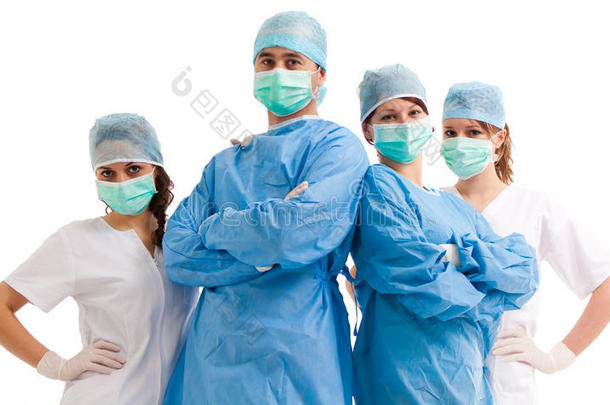 外科医生和护士团队