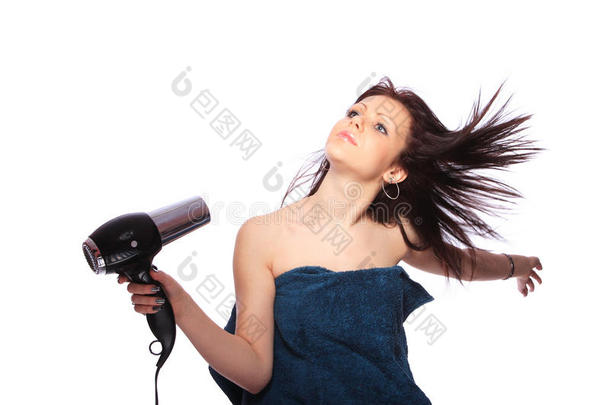 时尚发型女士手持吹风机