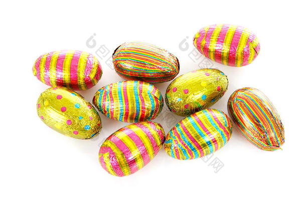 彩色巧克力复活节彩蛋