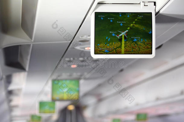 显示飞机运行图的液晶显示器