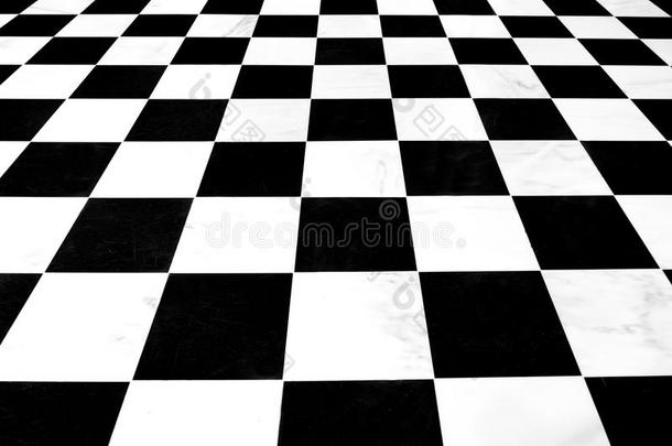 黑白格子地板