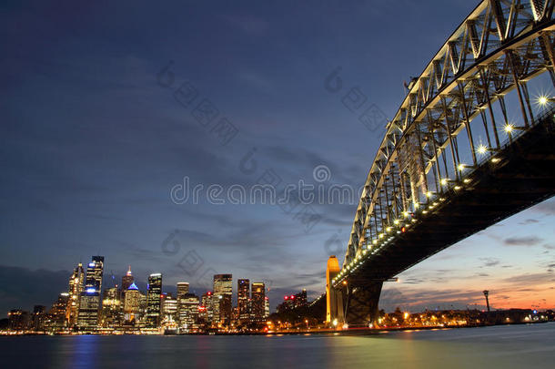 悉尼<strong>海港大桥</strong>和城市