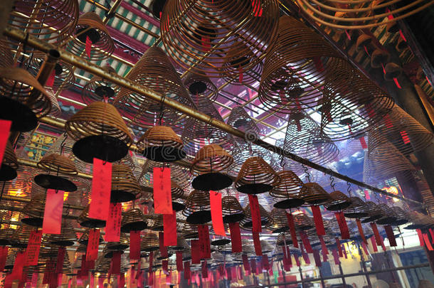 香港文殊寺的香螺旋