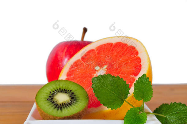 水果葡萄柚维生素猕猴桃