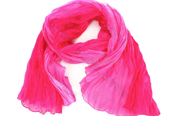 粉色女围巾