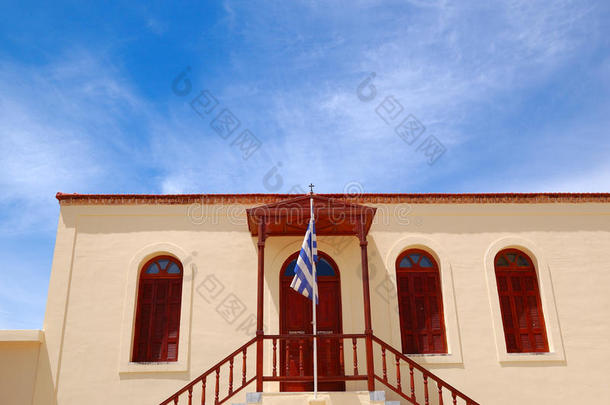 古希腊宗教建筑和旗帜