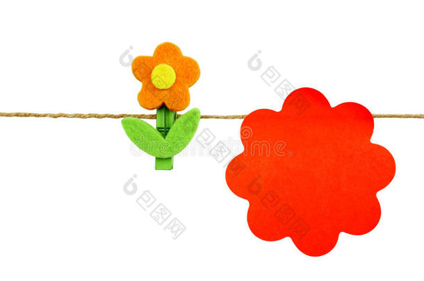 橙色的<strong>柱子</strong>和花