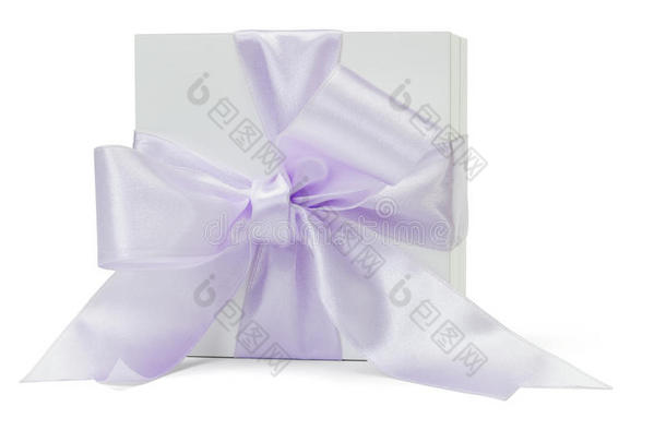 紫色大丝带礼盒
