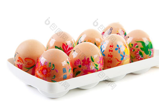 鸡蛋由<strong>儿</strong>童装饰复活节