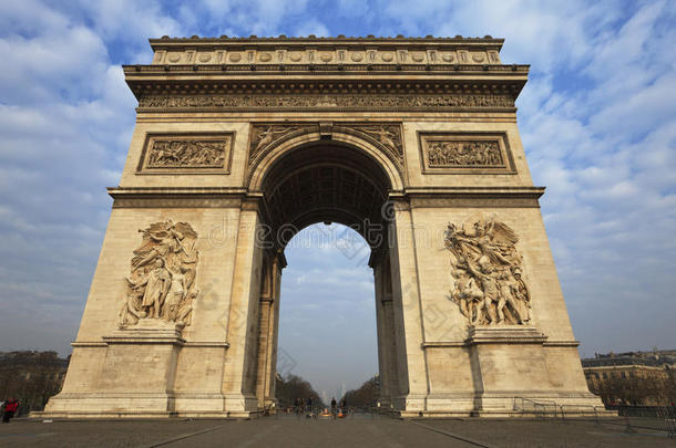 凯旋门，巴黎，法国