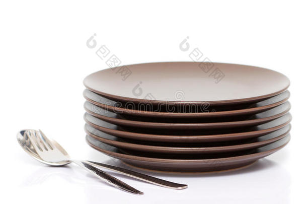 盘子，叉子，勺子